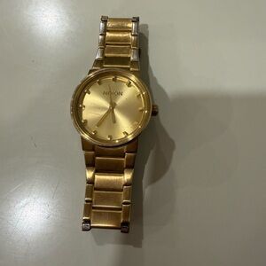 Nixon The Cannon Gold Watch